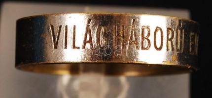 Első Világháborús gyűrűk (2db), fém, méret:67 és 61