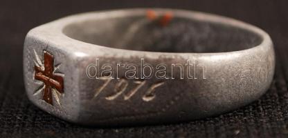 Első Világháborús gyűrűk (2db), fém, méret:67 és 61