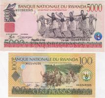 Ruanda 2 klf bankjegy T:I