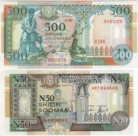 Szomália 2 klf bankjegy T:I