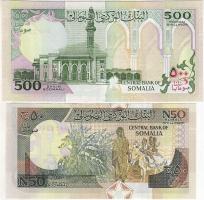 Szomália 2 klf bankjegy T:I