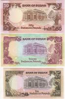 Szudán 11 klf bankjegy T:I
