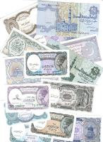 Egyiptom 23db T:I + 4db bankjegy T:2,2/3