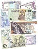 Egyiptom 23db T:I + 4db bankjegy T:2,2/3