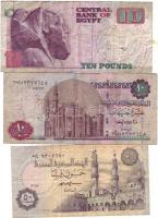 Egyiptom 23db T:I + 4db bankjegy T:2,2/3