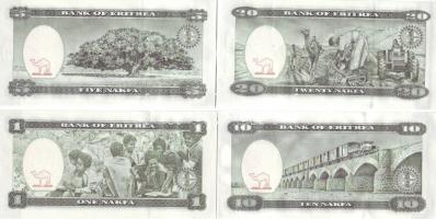 Eritea 4 klf bankjegy T:I