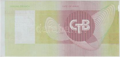 Ausztrália DN "Ausztrál Nemzetközösségi Kereskedelmi Bank" 20$ "SPECIMEN" utazás...