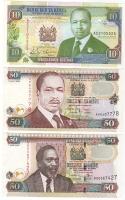Kenya 5 db T:I + 1 db bankjegy T:II