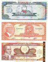 Haiti 6 db T:I + 1 db bankjegy T:II