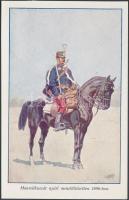 Hungarian Honvéd Hussar in 1896 s: Garay (EK)