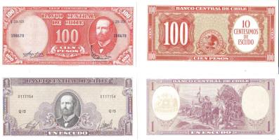 Chile 5 klf bankjegy T:I