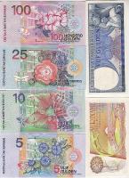 Szurinam 14 klf bankjegy T:I
