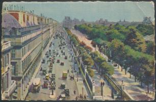 Paris, Rue de Rivoli, Tuileries, Louvre, automobiles, bus (EB)