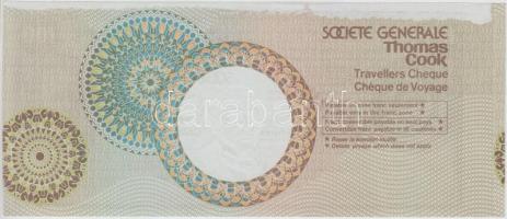 Franciaország dn "Általános Bank Thomas Cook" 100Fr "SPECIMEN" utazási csekk T:I...