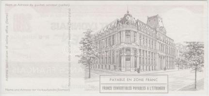 Franciaország DN "Credit Lyonnais" 500Fr "SPECIMEN" utazási csekk T:I
France ND ...