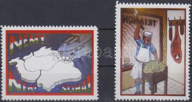 1920 Trianon elleni tiltakozás 2 klf levélzáró