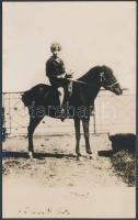 1922 Otto, the Crown prince on horse photo