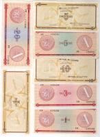 Costa Rica 2 db bankjegy T:I + Kuba 11 db klf bankjegy T:I (8x),II (3x)