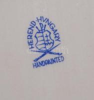 Herendi Maugsch vizsla, fehér mázas, jelzett, hibátlan, m:18, h:23 cm / Herend Maugsch dog, perfect ...