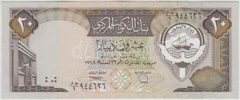 Kuwait 1986-1991. 20D, szign.: S.A. al-Sabah, N.A. al-Rodhan T:I-
Kuwait 1986-1991. 20 Dinars, sign....