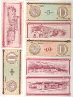 Costa Rica 2 db bankjegy T:I + Kuba 11 db klf bankjegy T:I (8x),II (3x)