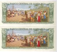Costa Rica 2 db bankjegy T:I + Kuba 11 db klf bankjegy T:I (8x),II (3x)