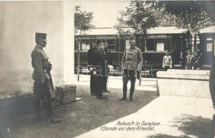 Sarajevo, 28 June 1914, Franz Ferdinand 1 Stunde vor dem Attentat / an hour before the assassination of Archduke Franz Ferdinand