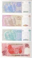 Argentína 17 db klf bankjegy T:I + 1 db T:III