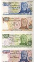 Argentína 17 db klf bankjegy T:I + 1 db T:III