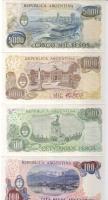 Argentína 17 db klf bankjegy T:I + 1 db T:III