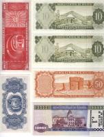 Bolívia 6 klf bankjegy régi és új T:I