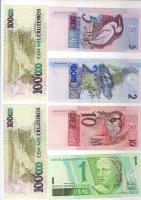 Brazília 33db bankjegy sok klf T:I (31x),II (2x)