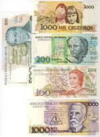 Brazília 33db bankjegy sok klf T:I (31x),II (2x)