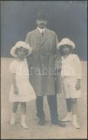 Charles IV with his children; Otto and Adelheid photo