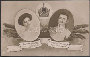 Charles IV and Zita, crown, Art Nouveau