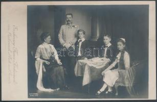 Archduke Franz Ferdinand of Austria, Sophie, Duchess of Hohenberg and their children; Sophie, Maximilian, Ernst