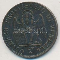 Olasz Államok/Velence/Forradalom 1849ZV 5c T:2-
Italian States/Venice/Revolution 1849ZV 5 Centesimi ...