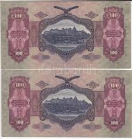 1930. 100P "*E 076" (2x) sorszámkövetőek T:I-,II