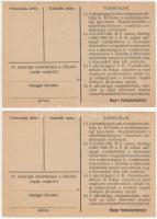 1946. 10.000AP nem kamatozó Pénztárjegy "Másra Át Nem Ruházható" nélkül és számozás nélkül...