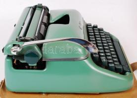 cca 1970 Működőképes Optima írógép eredeti tokkal / Typewriter