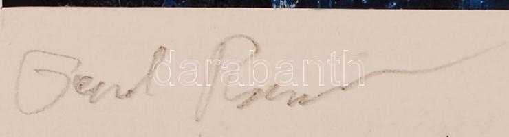 Olvashatatlan jelzéssel: Érzékelés. Vegyes technika, papír, 28×42 cm