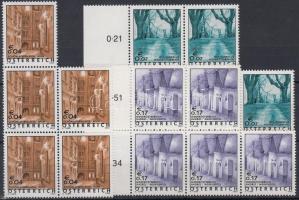 Forgalmi bélyegek ötöstömbökben, Definitive stamps in blocks of 5