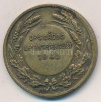 Berán Lajos (1882-1943) 1943. "Országos Levente Verseny" Br díjérem (32,5mm) T:2-