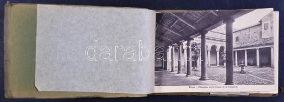 66 db háború előtti olasz városképes lap és egy 20 lapos Róma képeslapfüzet / collection of 66 Itali...