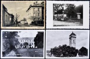 110 db háború előtti városképes lap a történelmi Magyarország területeiről, 30-as 40-es évek / 110 H...