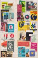 1928-1972 71 db vásári levélzáró berakólapon