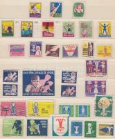 Kanada, USA 1939-1967 69 db segélybélyeg berakólapon