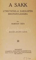 Maróczy Géza: A sakk. Útmutatás a sakkjáték megtanulására. Második bővített kiadás. Bp., Stampel-fél...