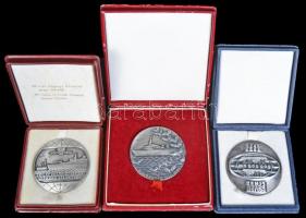 Lengyelország 1970. "40 éves az Atlanti óceánon keresztüli lengyel hajózás" ezüstözött Br ...