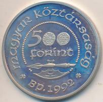 1992. 500Ft "Szent László" Ag T:PP felületi karc